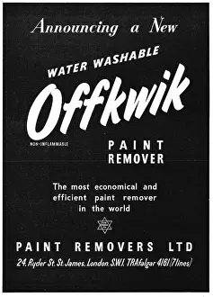 Remover: Paint Removers Ltd : Offkwik Paint Remover