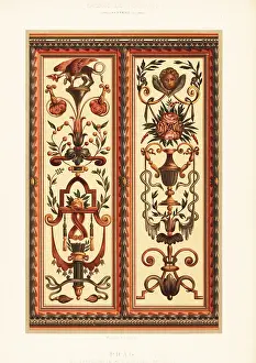 Prag: Painted ceiling patterns in the Old Town Hall