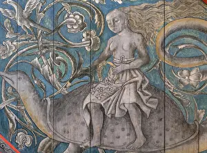 Longevity: Painted ceiling, Salle des Gardes, Chateau du Plessis-Bourre