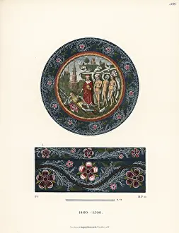 Domini: Painted decorative box from the late 15th century