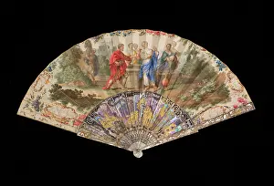 Eliezer: Painted fan, c1755-65