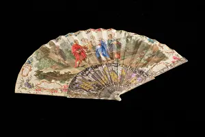 Eliezer: Painted fan, c1755-65
