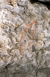 Builder: Painted hieroglyph, Postern gate, Hattusa, Anatolia, Turkey