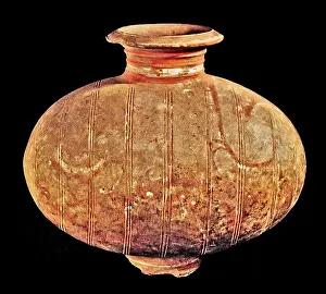 Portion: Painted Jar with Elliptical Body