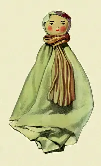 Lightly: Painted Kerchief Doll