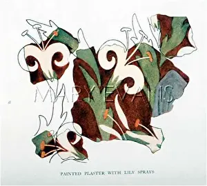 Minos: PAINTED PLASTER (LILIES)