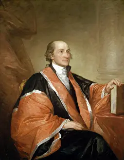 Patriot: Painted portrait of Chief Justice John Jay by