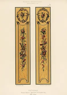 Ernst Ewald: Painted wall panels from the New Palace, Potsdam