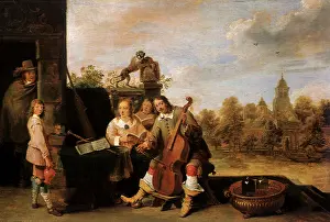 Relation: The Painter and His Family, by Teniers