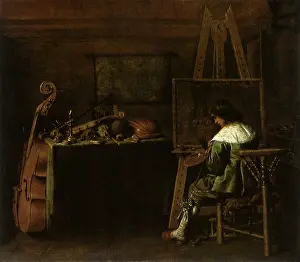 Cello: The Painter in His Studio