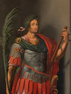 Lude: Painting, Chateau du Lude, Lude, Pays de la Loire, France