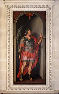 Lude: Painting, Chateau du Lude, Lude, Pays de la Loire, France