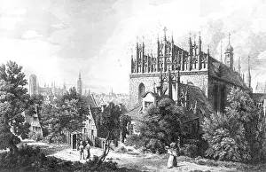 Cistercian: Painting of the Church of St. Trinity