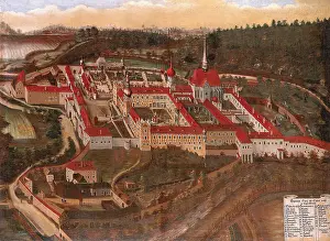 Zwettl: Painting of the Cisterciane monastery