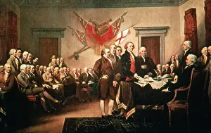 Trumbull: Painting Declaration of Independence 1824