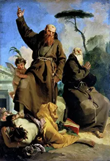 Tiepolo: Painting depicting St. Fedele of