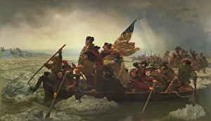 Lifeboat: Painting of George Washington crossing the Delaware