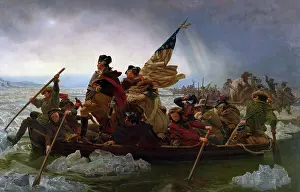 Lifeboat: Painting of George Washington crossing the Delaware