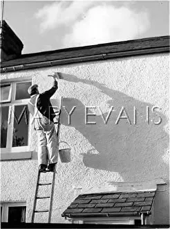 Pebbledash: PAINTING A HOUSE