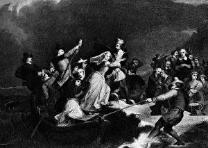 Rothermel: Painting Landing Of The Pilgrims