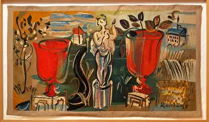 Cheret: Painting, Musee des Beaux Arts, Nice, Provence, France