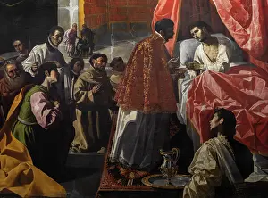 Communion: Painting, Musei di Strada Nuova, Palazzo Bianco, Genoa, Italy