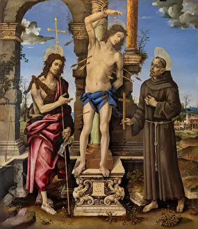 Altarpiece: Painting, Musei di Strada Nuova, Palazzo Bianco, Genoa, Italy