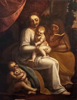 Baptist: Painting, Musei di Strada Nuova, Palazzo Rosso, Genoa, Italy