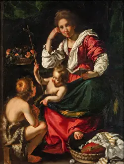 Baptist: Painting, Musei di Strada Nuova, Palazzo Rosso, Genoa, Italy