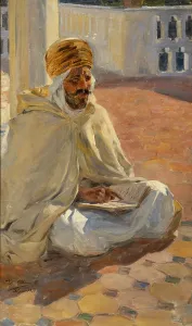 Quran: Painting, Museo Ulpiano Checa, Colmenar de Oreja, Madrid