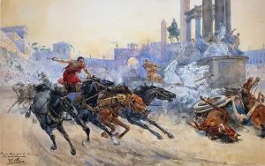 Sanz: Painting, Museo Ulpiano Checa, Colmenar de Oreja, Madrid