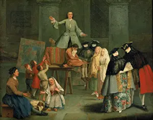 Longhi: Painting by Pietro Longhi of