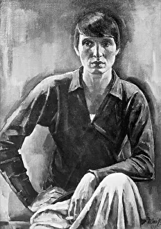 Weiss: Painting of Renee Sintenis, 1925