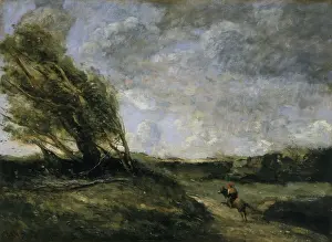 Moderna: Painting of a rural landscape