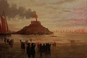 Aubyn: Painting, St Michael's Mount, Cornwall, England