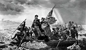 Leutze: Painting Of Washington Crossing