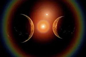 Cosmic: A pair of alien worlds in orbit around a binary star system