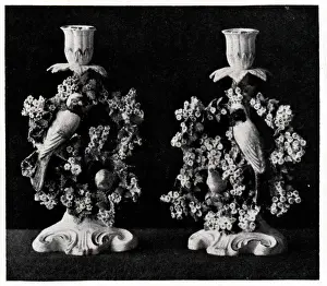Nestled: A Pair of Bow Candlesticks