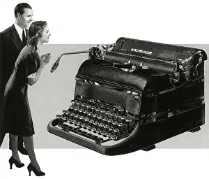 Typewriters: Pair Happy with Typewriter