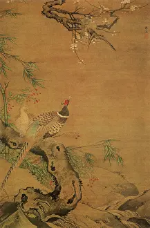 1560s: Pair of Pheasants