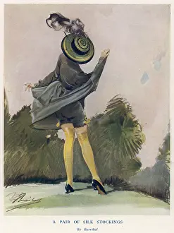 Exposing: A Pair Of Silk Stockings