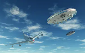 Approaching: A pair of silver metallic disc shaped UFO's buzzing a ?