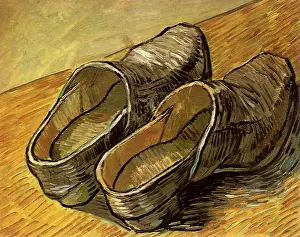 Clog: A Pair of Wooden Clogs, by Van Gogh