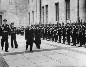 Csaky: Pal Teleki and Istvan Csaky in Berlin, 1939