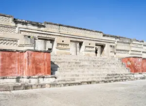 Frieze: Palace of the Columns, Columns Group, Mitla, Oaxaca, Mexico
