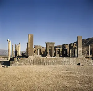 Jamshid: Palace of Darius I. Apadana or Audience Hall