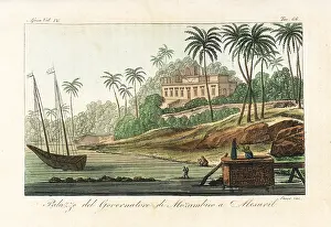 Sasso: Palace of the governor of Mozambique at Mossuril