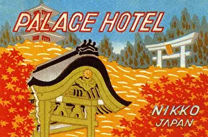 Sticker: Palace Hotel advert