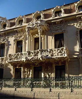 Authors: Palace of Longoria. Facade. Madrid. Spain