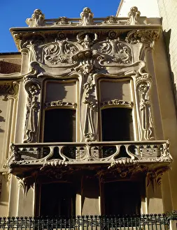 Authors: Palace of Longoria. Facade. Madrid. Spain